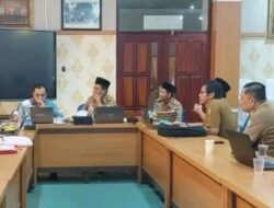 Tiga orang team pengawas ANRI turun langsung untuk melakukan verivikasi audit kearsipan.